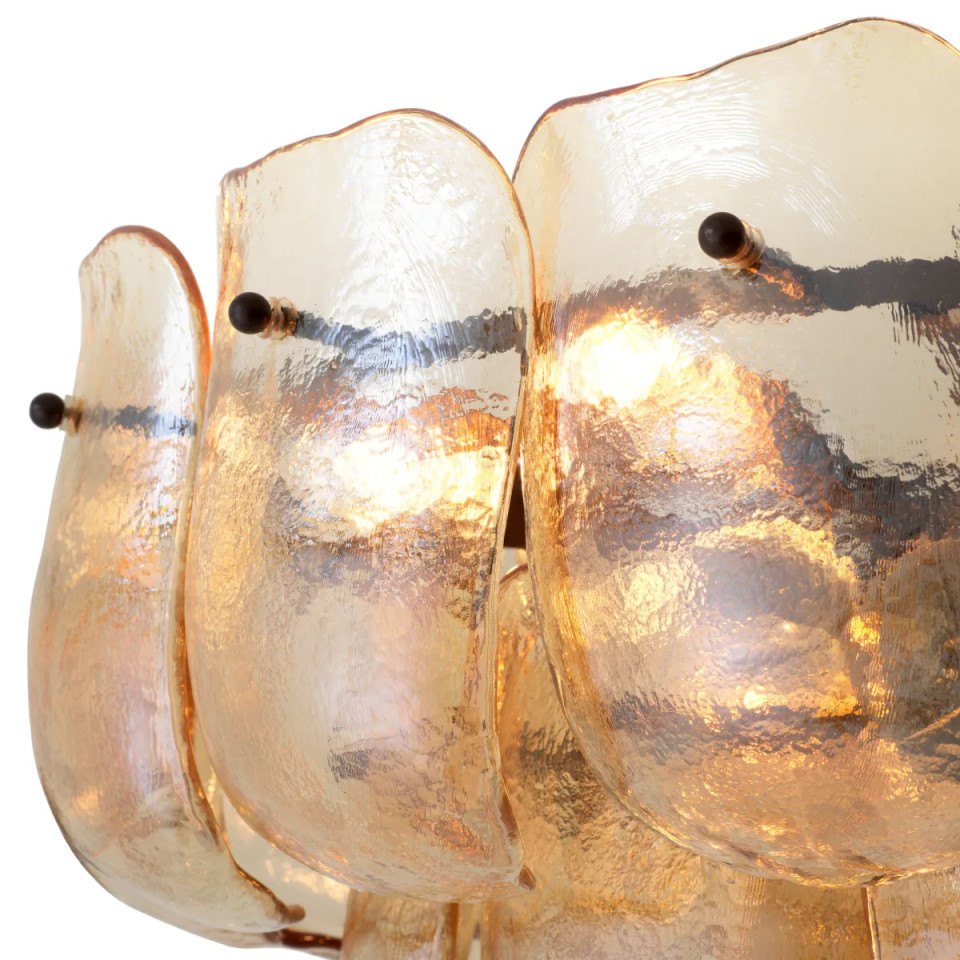 Gustave ljuskrona brons/champagneglas 75 cm