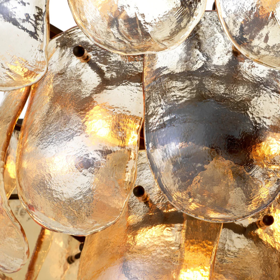 Gustave ljuskrona brons/champagneglas 75 cm