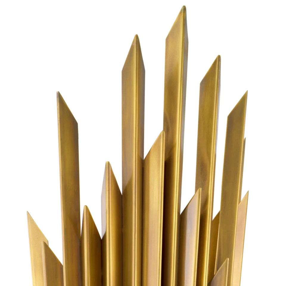 Celestia vägglampa vintage mässing 74.5 cm