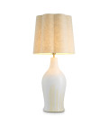Beatriz bordslampa vit/vintage mässing 97 cm Eichholtz Beatriz bordslampa vit/vintage mässing 97 cm