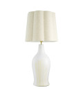 Beatriz bordslampa vit/vintage mässing 97 cm Eichholtz Beatriz bordslampa vit/vintage mässing 97 cm
