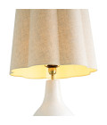 Beatriz bordslampa vit/vintage mässing 97 cm Eichholtz Beatriz bordslampa vit/vintage mässing 97 cm