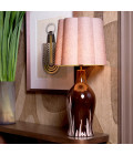 Beatriz table lamp brown/vintage brass 97 cm