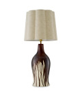Beatriz table lamp brown/vintage brass 97 cm