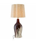 Beatriz table lamp brown/vintage brass 97 cm