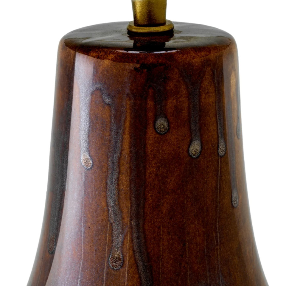 Beatriz table lamp brown/vintage brass 97 cm