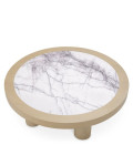 Presedio soffbord ek faner/marmor 100 cm