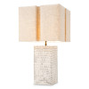 Division table lamp raku ceramic/crackled white 79 cm Division table lamp raku ceramic/crackled white 79 cm