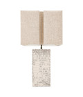 Division table lamp raku ceramic/crackled white 79 cm Eichholtz Division table lamp raku ceramic/crackled white 79 cm