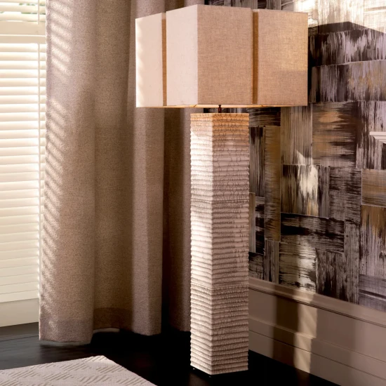 Division floor lamp raku ceramic/crackled white 165 cm Division floor lamp raku ceramic/crackled white 165 cm