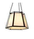 Moreno taklampa svart/benvit 60 cm