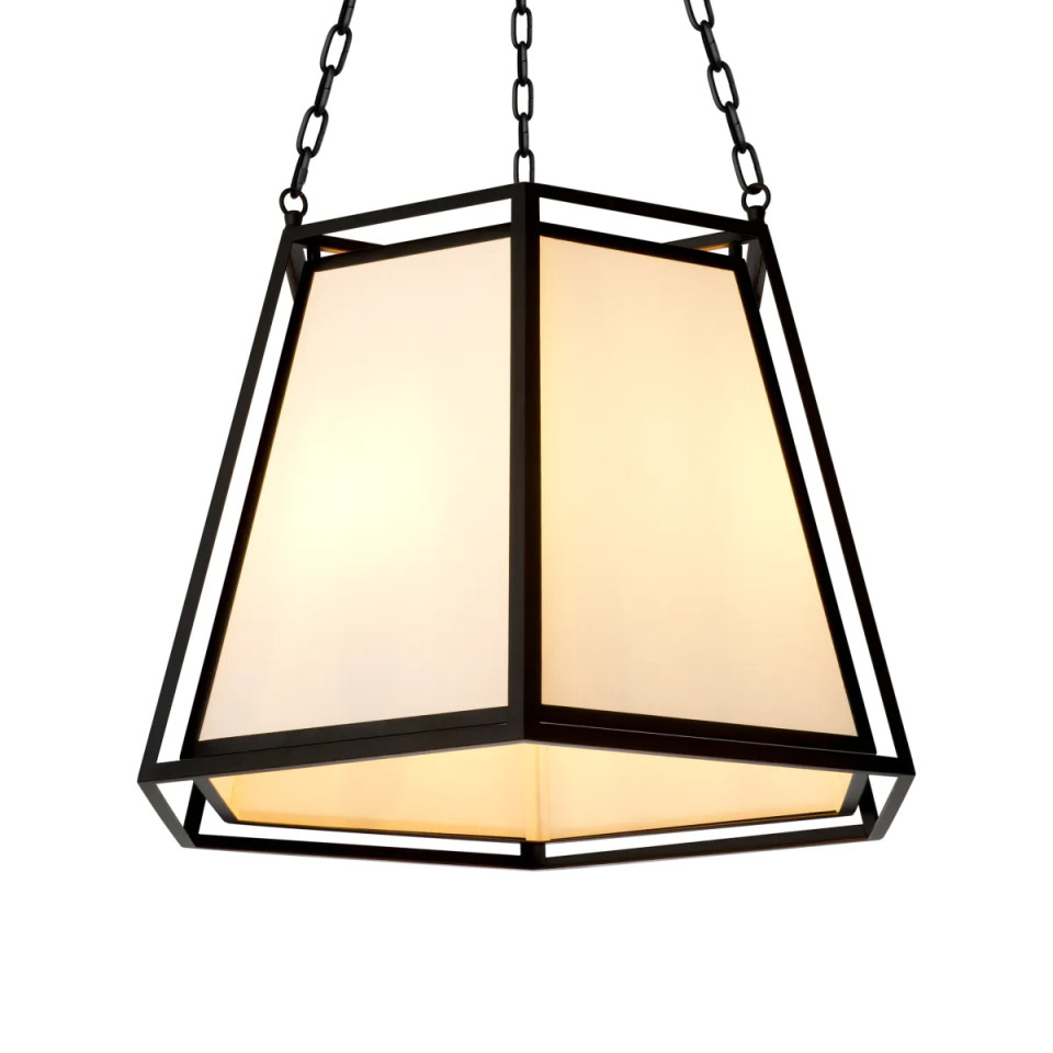 Moreno taklampa svart/benvit 60 cm