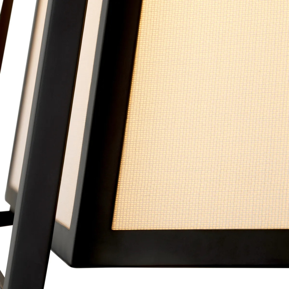 Moreno taklampa svart/benvit 60 cm