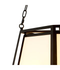 Moreno taklampa svart/benvit 60 cm