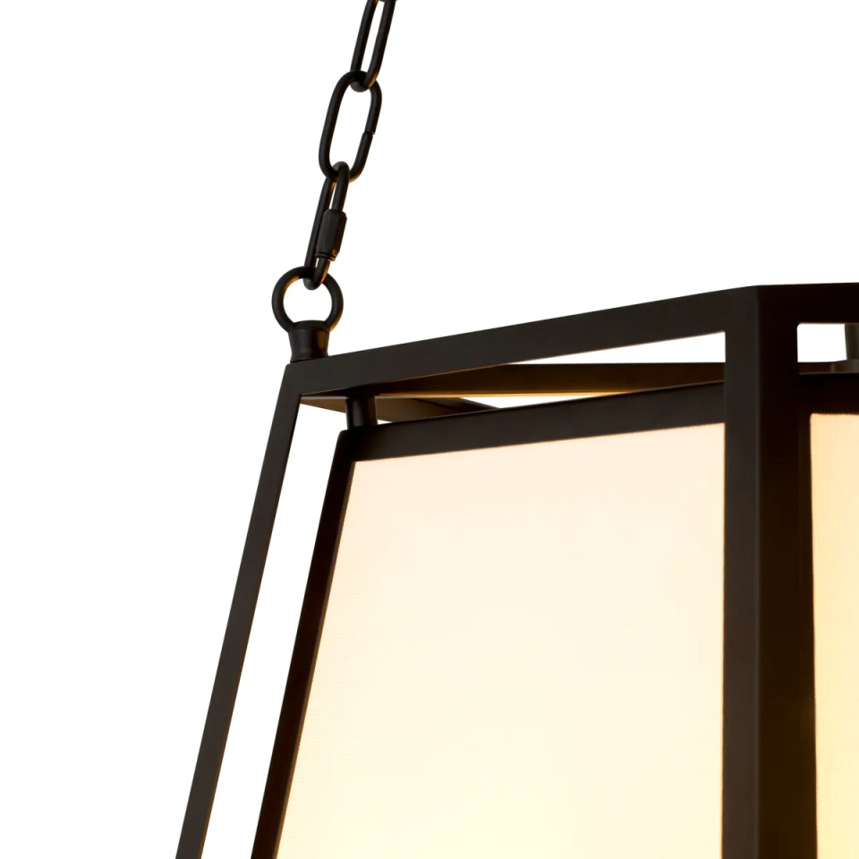 Moreno taklampa svart/benvit 60 cm