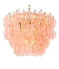 Solange ljuskrona antik mässing/rosa glas 85 cm Eichholtz Solange ljuskrona antik mässing/rosa glas 85 cm