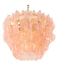 Solange ljuskrona antik mässing/rosa glas 85 cm Eichholtz Solange ljuskrona antik mässing/rosa glas 85 cm
