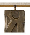 Enzo bordslampa vintage mässing/linne 77 cm Eichholtz Enzo bordslampa vintage mässing/linne 77 cm