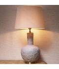 Andorra bordslampa benvit/antik mässing 92 cm Eichholtz Andorra bordslampa benvit/antik mässing 92 cm