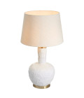 Andorra bordslampa benvit/antik mässing 92 cm Eichholtz Andorra bordslampa benvit/antik mässing 92 cm
