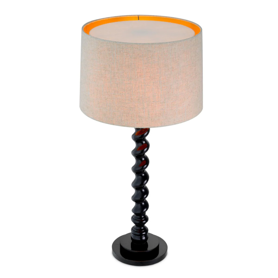 Massimo bordslampa piano svart/svart granit 81 cm Eichholtz Massimo bordslampa piano svart/svart granit 81 cm