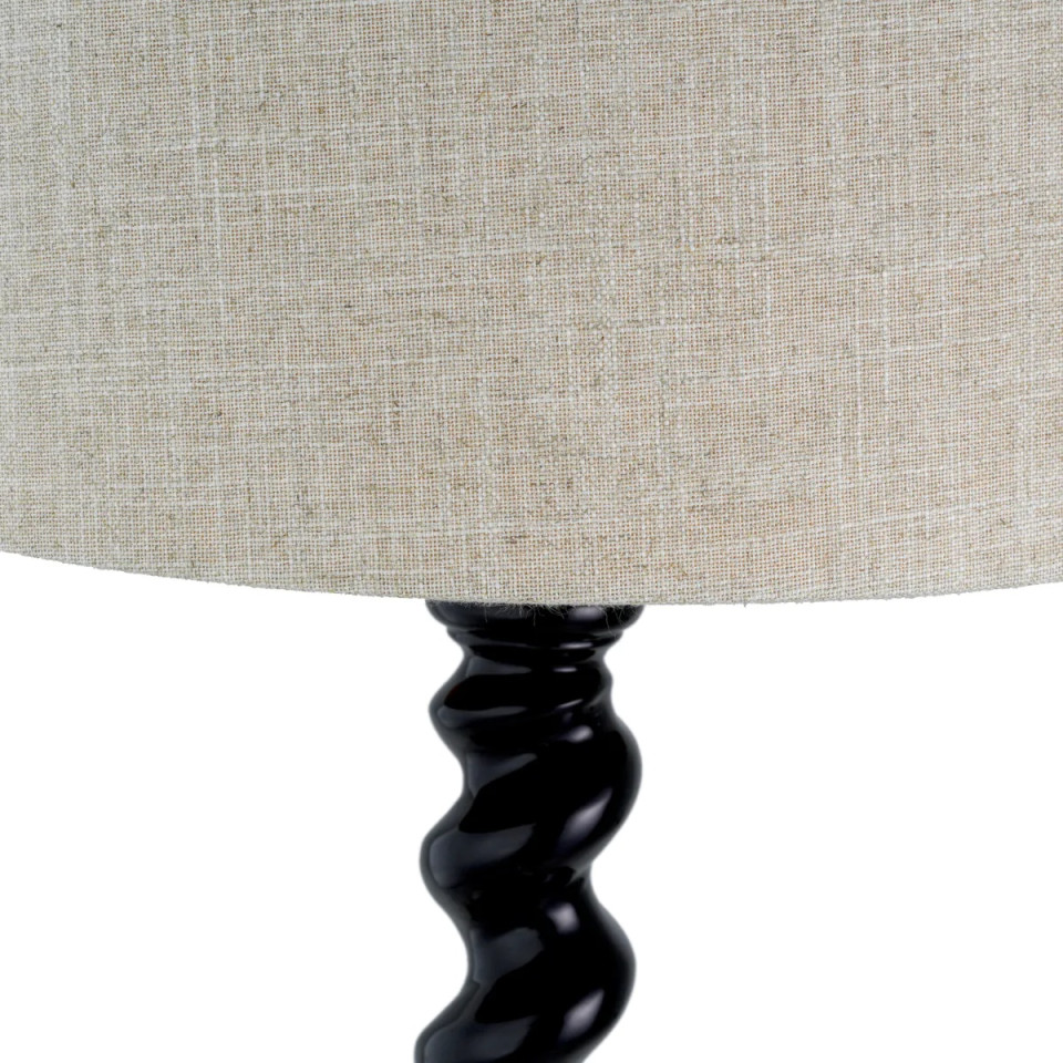 Massimo bordslampa piano svart/svart granit 81 cm Eichholtz Massimo bordslampa piano svart/svart granit 81 cm