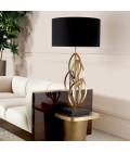 Bellamont table lamp vintage brass/black 106 cm
