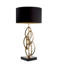 Bellamont table lamp vintage brass/black 106 cm