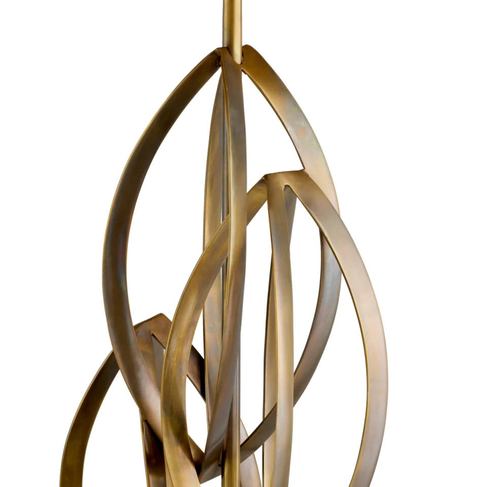 Bellamont table lamp vintage brass/black 106 cm