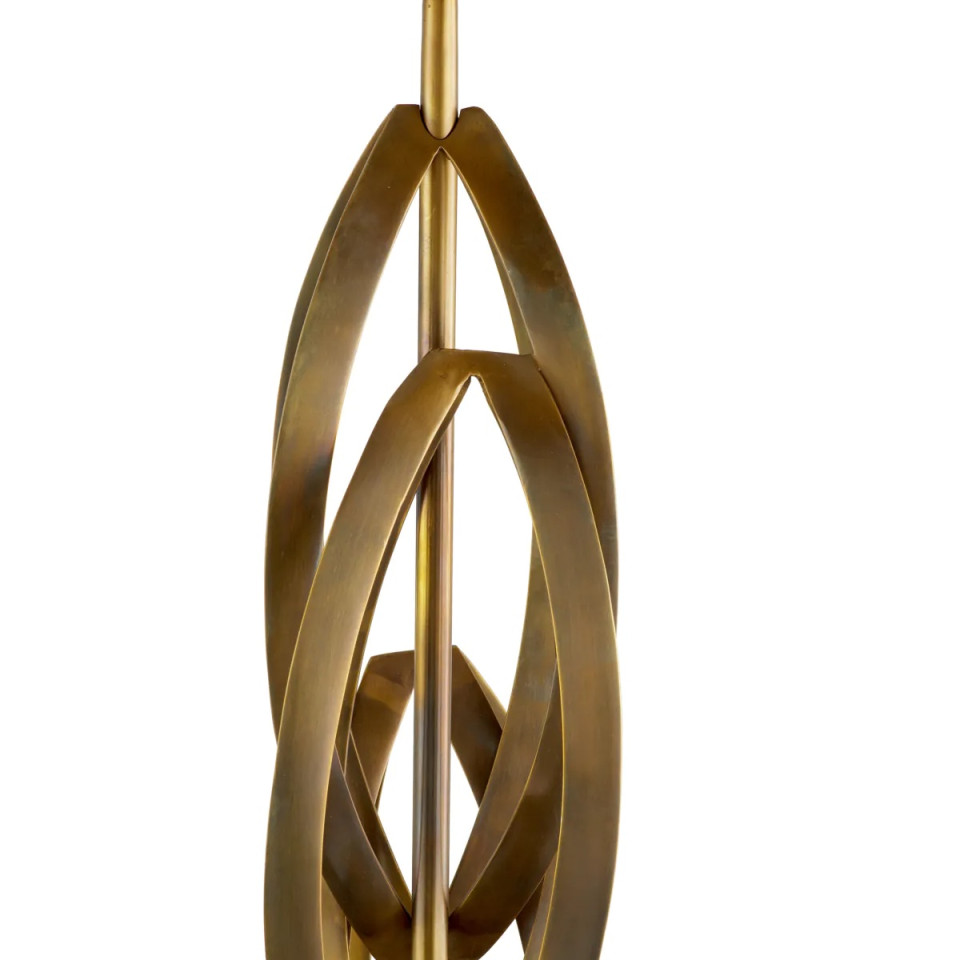 Bellamont table lamp vintage brass/black 106 cm