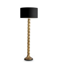 Costanza golvlampa vintage mässing/svart 164 cm