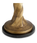 Costanza golvlampa vintage mässing/svart 164 cm