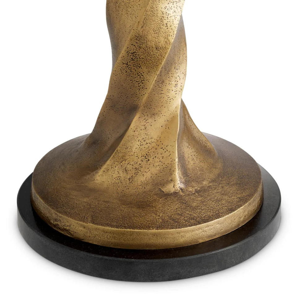 Costanza golvlampa vintage mässing/svart 164 cm