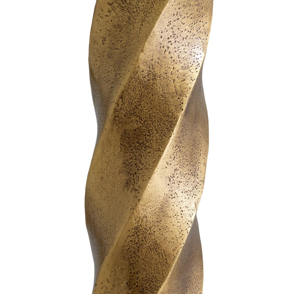 Costanza golvlampa vintage mässing/svart 164 cm