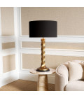 Costanza bordslampa vintage mässing/svart 98 cm Eichholtz Costanza bordslampa vintage mässing/svart 98 cm
