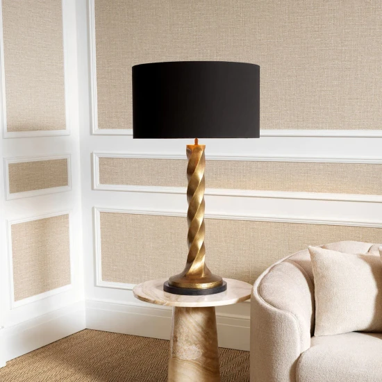 Costanza bordslampa vintage mässing/svart 98 cm Costanza bordslampa vintage mässing/svart 98 cm