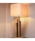 Destino bordslampa vintage mässing/travertin 90 cm Eichholtz Destino bordslampa vintage mässing/travertin 90 cm