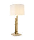Destino bordslampa vintage mässing/travertin 90 cm Eichholtz Destino bordslampa vintage mässing/travertin 90 cm