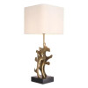 Agapé Table Lamp Brass/Bouclé Shade 85.5cm