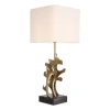 Agapé Bordslampa Mässing/Bouclé Skärm 85,5 cm
