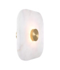 Aguaron Vägglampa L Alabaster/Mässing 35cm