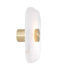 Aguaron Vägglampa L Alabaster/Mässing 35cm