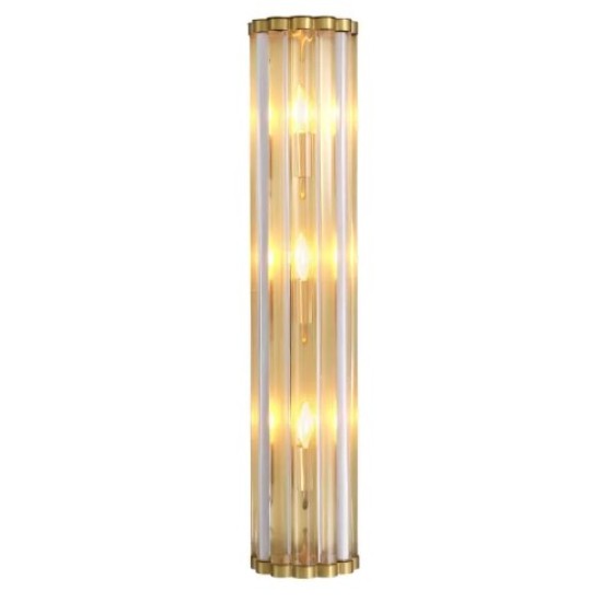 Amalfi Wall Lamp Brass/Glass 75cm