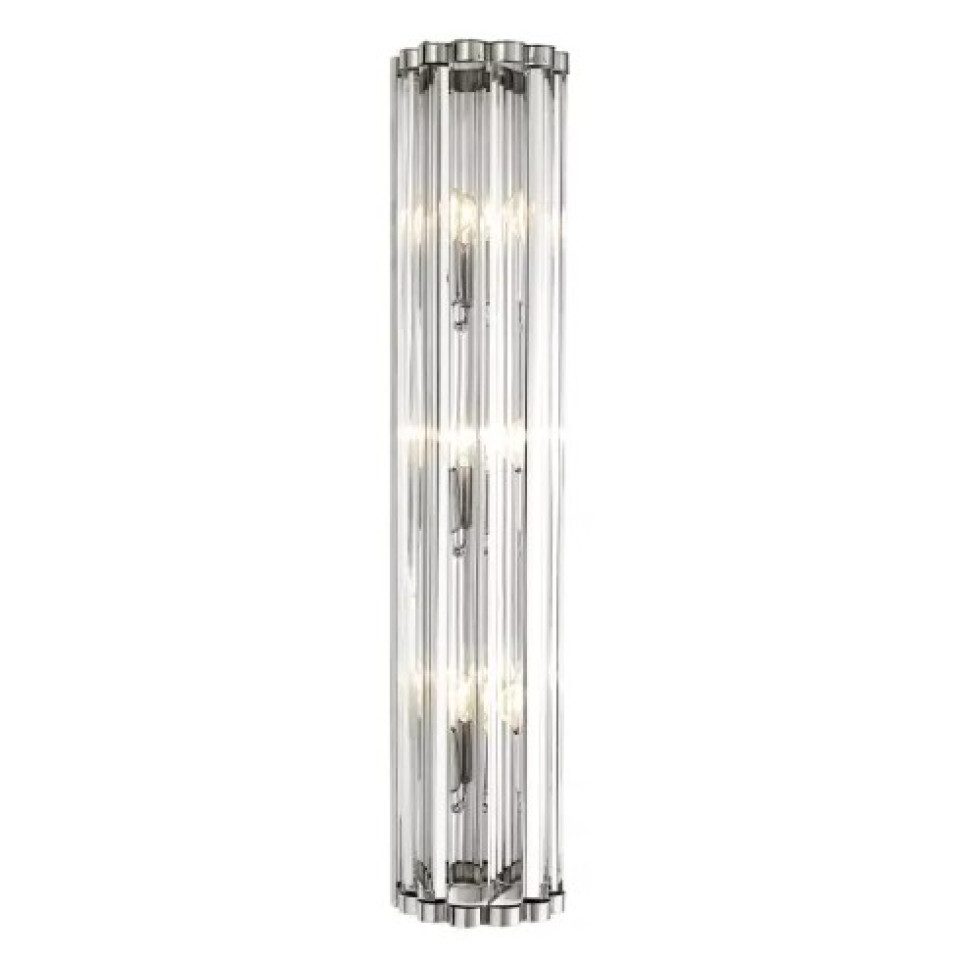 Amalfi Vägglampa Nickel/Glas 75cm