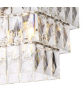 Amazone Chandelier Nickel/Glass 140cm