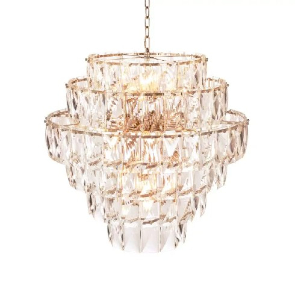 Amazone L Takkrona Nickel/Glas 80 cm