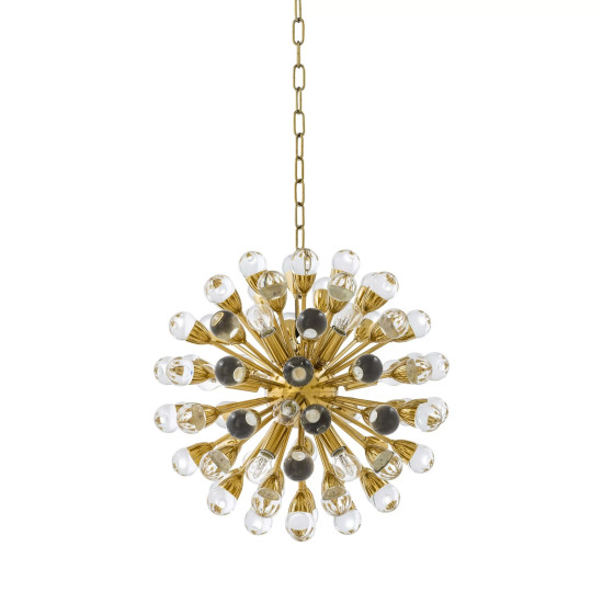 Anto Chandelier Gold/Glass 50cm
