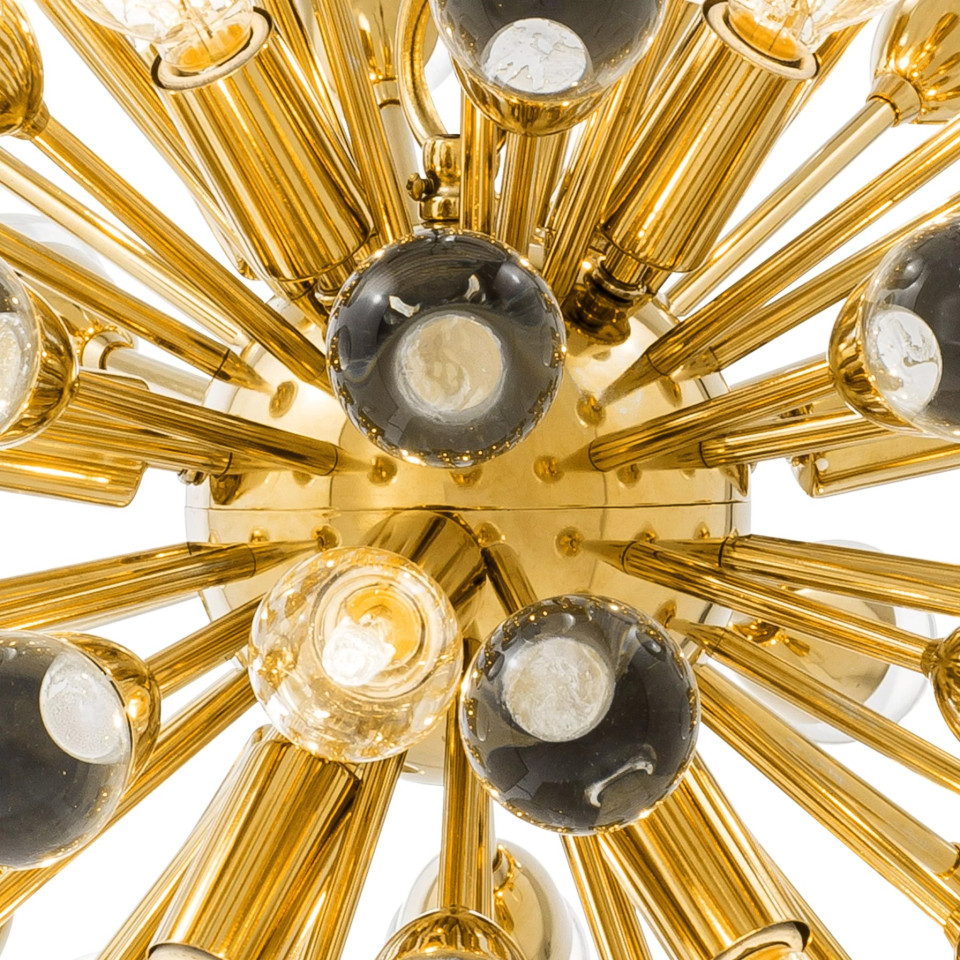 Anto Chandelier Gold/Glass 50cm