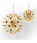 Anto Chandelier Gold/Glass 50cm