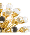 Anto Chandelier Gold/Glass 50cm